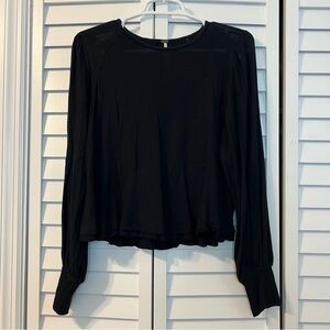 Free People Black Long Sleeve